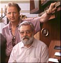 Gabriel Blancafort con Michael Reckling 
en el Organo del Sol Mayor de Marbella