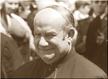     Monse&ntilde;or Rodrigo Bocanegra 
en el d&iacute;a de San Bernab&eacute; en 1971