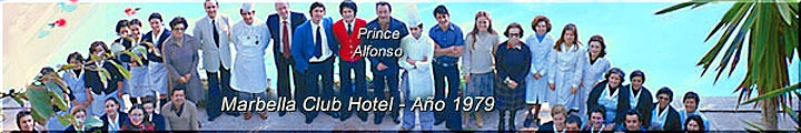 El personal completo con Principe Alfonso hace 25 años
  The complete staff with Prince Alfonso 25 years ago ! 